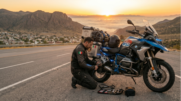 5 cosas que siempre reviso antes de una rodada larga: checklist moto, viaje en moto y seguridad